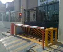 parking barrier gates of cars