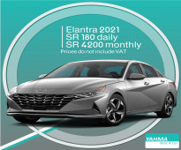 Hyundai Elantra 2021 for rent in Riyadh and Dammam