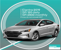Hyundai Elantra 2019 for rent in Riyadh - Free Delivery for monthly rental