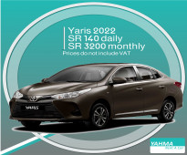 Toyota Yaris 2022 for rent - Free Delivery for monthly rental