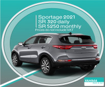 Kia Sportage 2021 for rent - Free Delivery for monthly rental