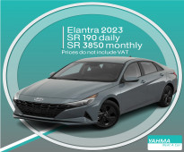 Hyundai Elantra 2023 for rent - Free Delivery for monthly rental