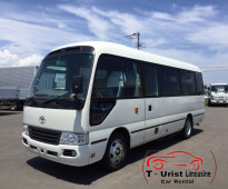 Toyota coaster rental | rent mini bus