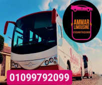 Bus 50 seats for rent in Egypt 01099792099