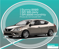 Nissan Sunny 2020 for rent - Free delivery for monthly rental