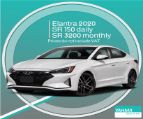 Hyundai Elantra 2020 for rent - Free delivery for monthly rental