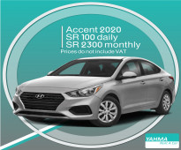 Hyundai Accent 2020 for rent - Free delivery for monthly rental