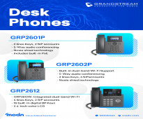 هواتف جراند ستريم واي فاي GRANDSTREAM GRP2602W –WI\FI- PHONE