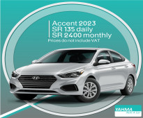 Hyundai Accent 2023 for rent - Free delivery for monthly rental