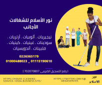House cleaners. Home services. babysitter. 0226365179