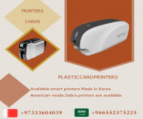 Plastic card printers - smart zebra طابعة كروت بلاستيكية