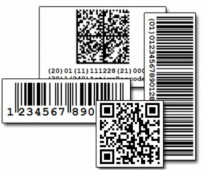 بكر باركود ستيكر حرارى barcode label مقاسات متعددة