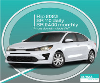 Kia Rio 2023 for rent - Free delivery for monthly rental