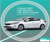 Kia Cerato 2021 for rent - Free delivery for monthly rental