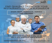 ابحث عن المواهب المطعمية: حلول توظيف مناسبة لكم مع شركة ALASMARJOB