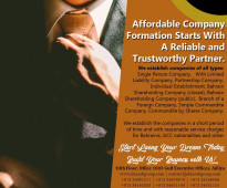 Attractive Offers for Business company formation.Limited period only.