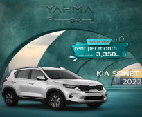 Kia Sonet 2022 for rent in Dammam - Free delivery for monthly rental