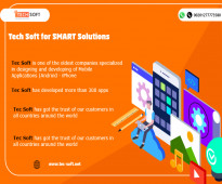 Mobile application development | website development  | Tech Soft for SMART Solutions