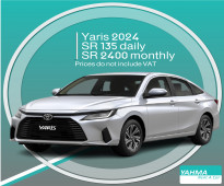 Toyota Yaris 2024 for rent - Free delivery for monthly rental