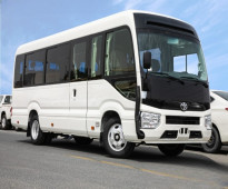 خدمات إيجار حافلة تويوتا كوستر 24 راكب بالسائق
