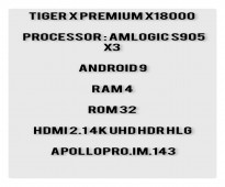 Tiger x premium X18000