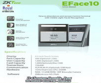 اجهزة حضور و انصراف في اسكندرية  EFACE 10 BY ZKTECO Eface 10