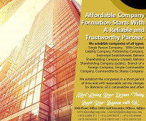 )ƍ`{Create  your company today only 50bd at the lowest prices~Call now