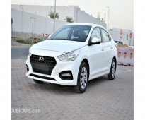 هيونداي اكسنت 2019 للبيع في الرياض اللون أبيض لوحة رقم د ع ب 6026