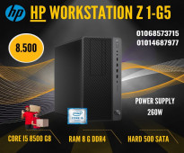أحدث وأقوى موديلات الوركستيشن HP WORKSTATION Z 1-G5 كور i5 جيل ثامن رام 8 هارد 500